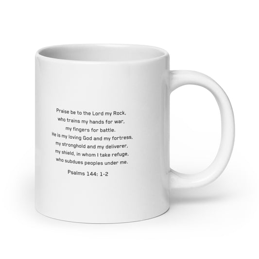 Faith Fueled, Battle Ready Mug